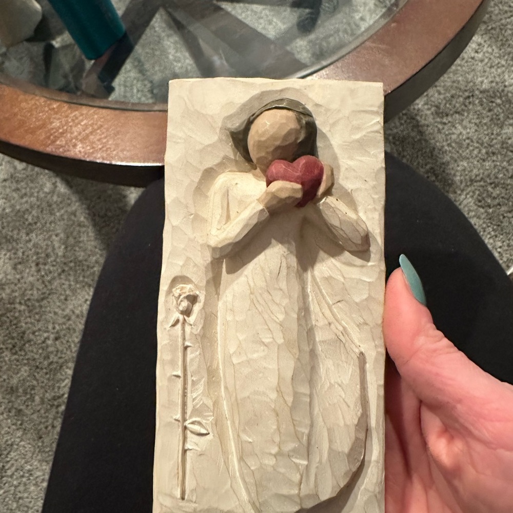 Willow Tree plaque. "From the heart"